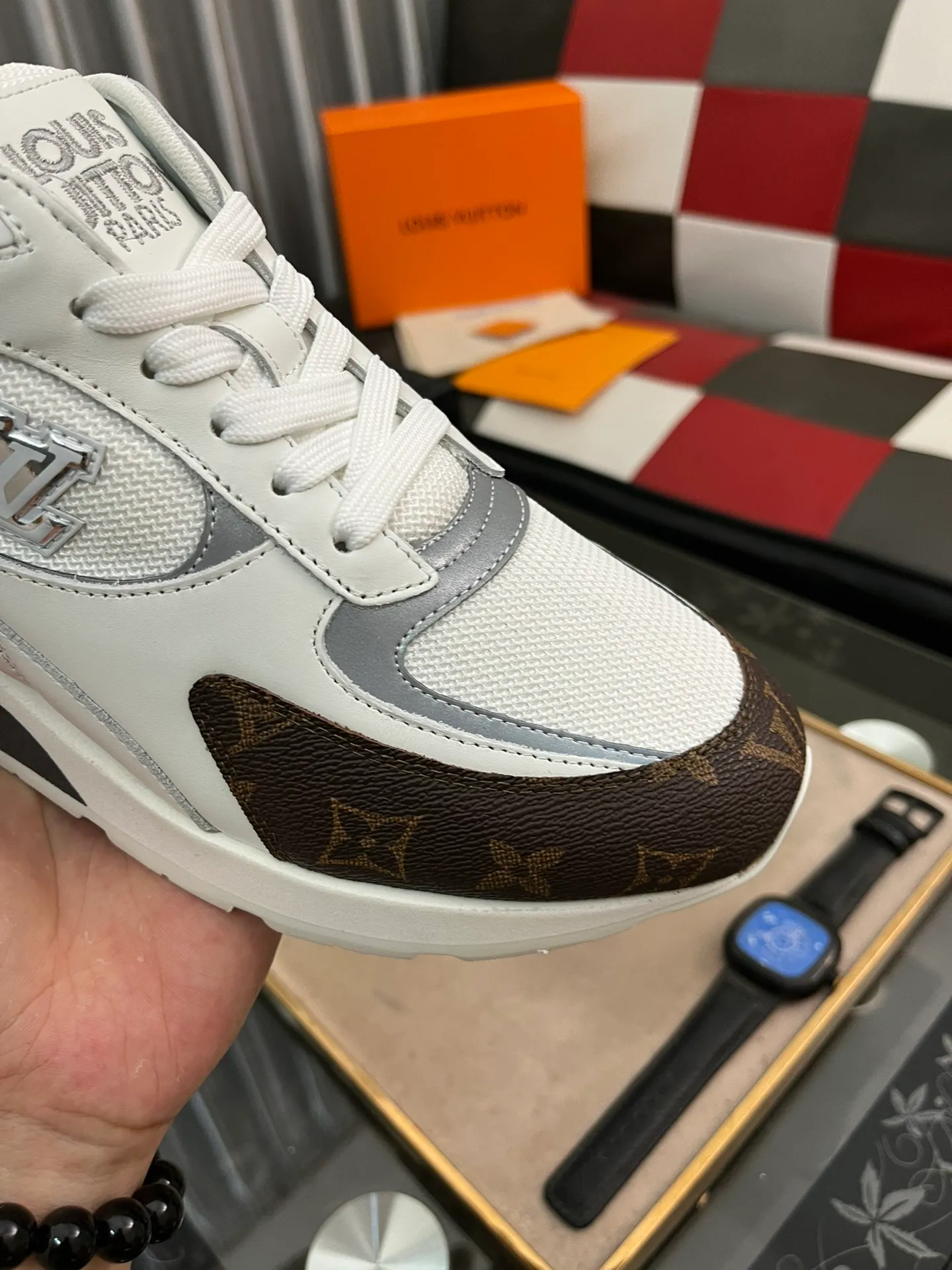 Men's Men's Shoes 💰660⌚️⌚️【LOUIS VUITTON) New 🍀LV Louis Vuitton*——LV classic dad shoes trendy shoes! Made of imported original soft calf leather, imported fly woven lining. Original wear-resistant rubber outsole! High quality products! Code number: 38-44